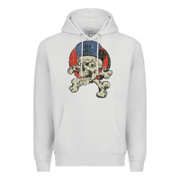 Dove Grey skate rags skull & crossbones Premium Hoodie - tuanDangUi