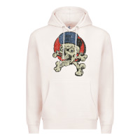 Pale Pink skate rags skull & crossbones Premium Hoodie - tuanDangUi