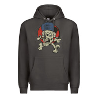 Smoke skate rags skull & crossbones Premium Hoodie - tuanDangUi