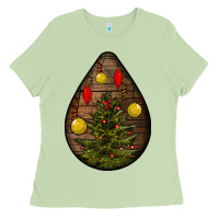 Matcha christmas  teardrop Ladies Tee - BundleAndBundleShop