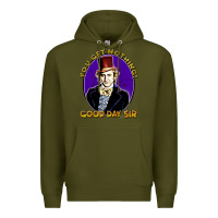 Army Green good day sir  wonka Premium Hoodie - tuanDangUi