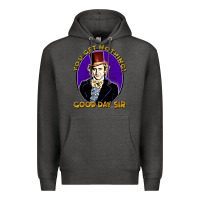 Charcoal Heather good day sir  wonka Premium Hoodie - tuanDangUi