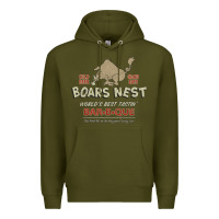 Army Green the boars nest Premium Hoodie - tuanDangUi