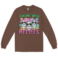 Chestnut chilling with my peeps easter bunnies cowgirl cowg Long Sleeve Tee - CowGirlArtShop