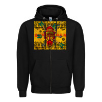 Black african mask tumbler Zipper Hoodie - BundleAndBundleShop