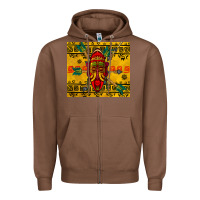 Chestnut african mask tumbler Zipper Hoodie - BundleAndBundleShop