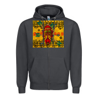 Smoke african mask tumbler Zipper Hoodie - BundleAndBundleShop