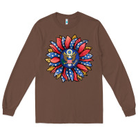 Chestnut american sunflower Long Sleeve Tee - Jasminsmagicworld