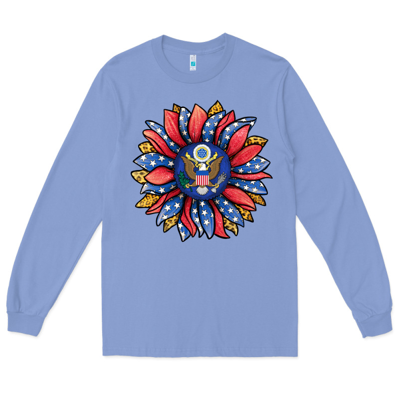 American Sunflower Long Sleeve Tee by Jasminsmagicworld | Teevron