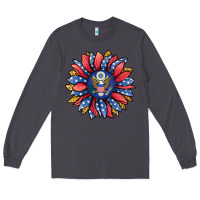 Smoke american sunflower Long Sleeve Tee - Jasminsmagicworld