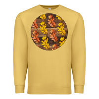 Antique Gold Fall Rounded Premium Sweatshirt - LillyAllenDesigns