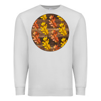Dove Grey Fall Rounded Premium Sweatshirt - LillyAllenDesigns