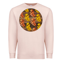 Pale Pink Fall Rounded Premium Sweatshirt - LillyAllenDesigns
