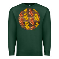 Sports Green Fall Rounded Premium Sweatshirt - LillyAllenDesigns
