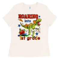 Bone roaring into 1st grade Ladies Tee - BundleAndBundleShop