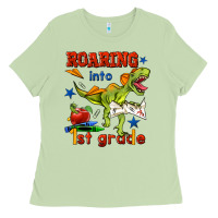 Matcha roaring into 1st grade Ladies Tee - BundleAndBundleShop