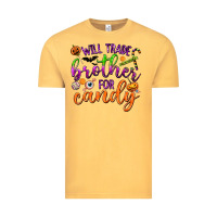 Vintage Mustard Will Trade Brother for Candy Vintage Tee - texasbilliewilder