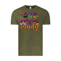Vintage Olive Will Trade Brother for Candy Vintage Tee - texasbilliewilder