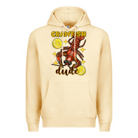 Pina Colada mardi gras crawfish dude Premium Hoodie - FaDigitalArtStudio