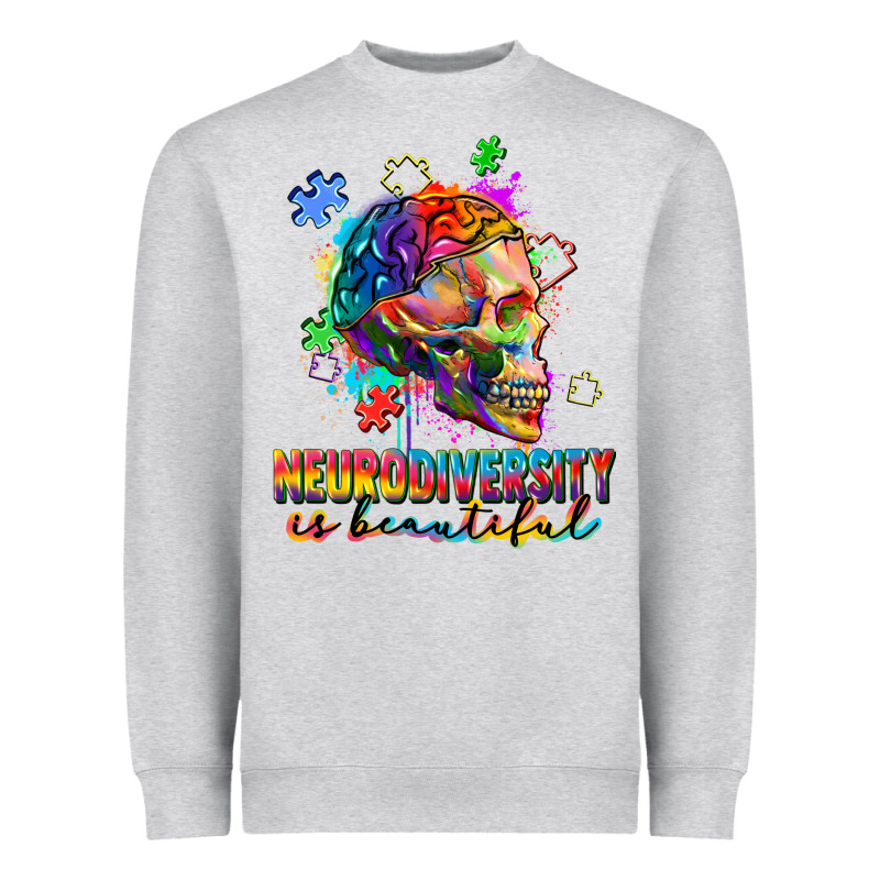 Neurodiversity Is Beautiful Heavyweight Sweatshirt by FaDigitalArtStudio | Teevron