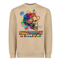 Mushroom Neurodiversity is beautiful Heavyweight Sweatshirt - FaDigitalArtStudio