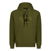Army Green paid in full   dustin poirier (variant) Premium Hoodie - tuanDangUi