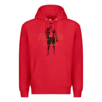 Red paid in full   dustin poirier (variant) Premium Hoodie - tuanDangUi