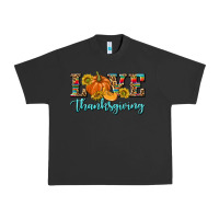 Pigment Black Love Thanksgiving Urban Heavy Tee - texasbilliewilder