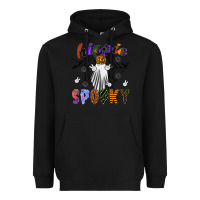 Black hippie spooky Heavyweight Hoodie - SublimationCraftShop