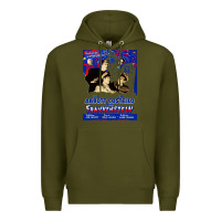 Army Green abbott and costello meet frankenstein (1948)   artwork Premium Hoodie - tuanDangUi