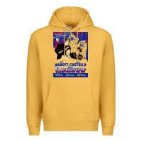 Mustard abbott and costello meet frankenstein (1948)   artwork Premium Hoodie - tuanDangUi