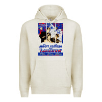 Oatmeal Heather abbott and costello meet frankenstein (1948)   artwork Premium Hoodie - tuanDangUi