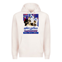 Pale Pink abbott and costello meet frankenstein (1948)   artwork Premium Hoodie - tuanDangUi