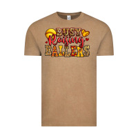 Vintage Coffee busy raising ballers softball Vintage Tee - Jasminsmagicworld