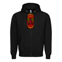 Black african masks 3 Zipper Hoodie - BundleAndBundleShop