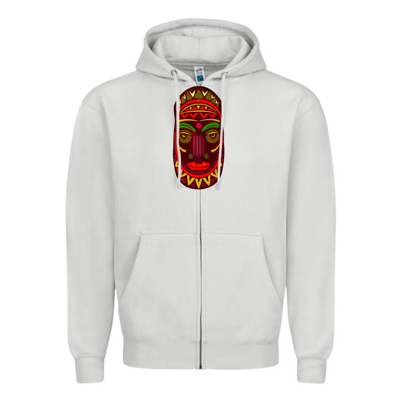 African Masks 3 Zipper Hoodie by BundleAndBundleShop | Teevron