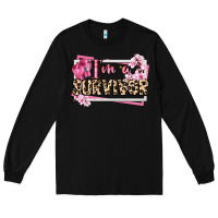 Black im a survivor cancer awareness Long Sleeve Tee - CowGirlArtShop