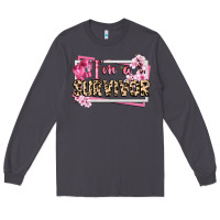 Smoke im a survivor cancer awareness Long Sleeve Tee - CowGirlArtShop