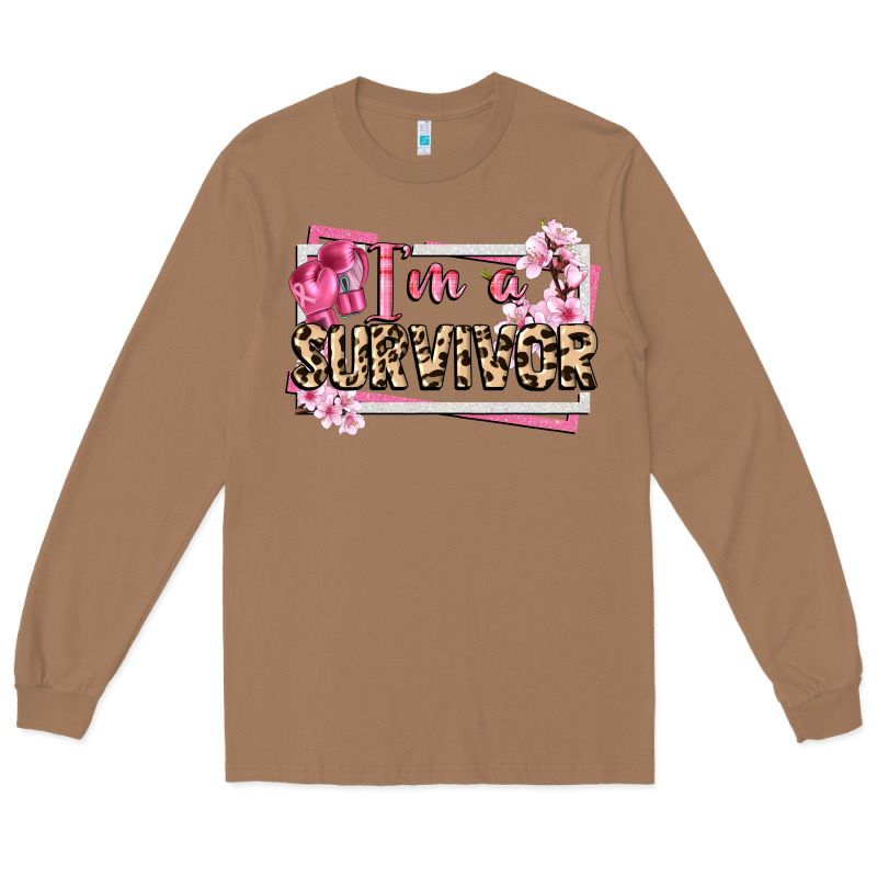 Im A Survivor Cancer Awareness Long Sleeve Tee by CowGirlArtShop | Teevron
