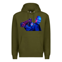 Army Green mr inbetween  10 Premium Hoodie - tuanDangUi