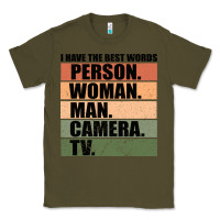 Army Green Person Woman Man Camera Tv Classic Tee - Bettercallsaul