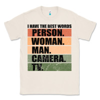 Natural Person Woman Man Camera Tv Classic Tee - Bettercallsaul