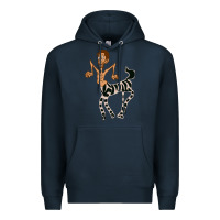 Navy zebra in america doodle Premium Hoodie - tuanDangUi