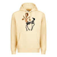 Pina Colada zebra in america doodle Premium Hoodie - tuanDangUi