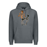 Rock zebra in america doodle Premium Hoodie - tuanDangUi