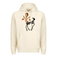 Tofu zebra in america doodle Premium Hoodie - tuanDangUi