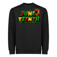 Black Juneteenth Heavyweight Sweatshirt - FaDigitalArtStudio