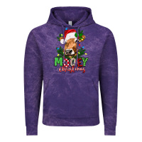 Cloud Purple Mooey Christmas Vintage Hoodie - texasbilliewilder