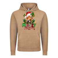 Vintage Coffee Mooey Christmas Vintage Hoodie - texasbilliewilder