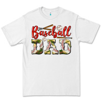 White baseball dad Premium Tee - BundleAndBundleShop